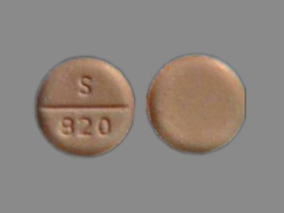 Hydrochlorothiazide 25 mg S 820