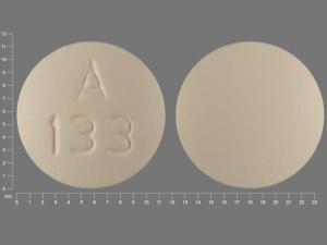 Pill A 133 Yellow Round is Bupropion Hydrochloride Extended Release (SR)