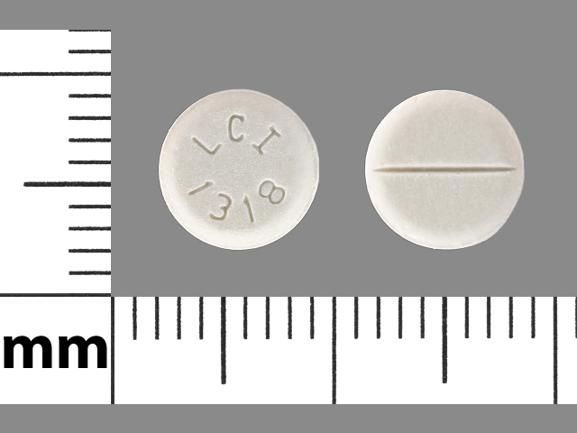 Pill LCI 1318 White Round is Terbutaline Sulfate