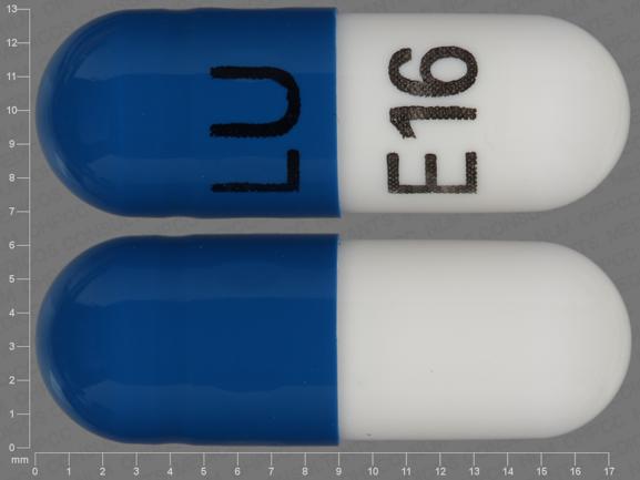 Amlodipine besylate and benazepril hydrochloride 10 mg / 40 mg LU E16