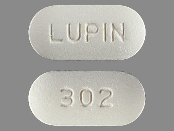 La pilule 302 LUPIN est Céfuroxime Axétil 250 mg