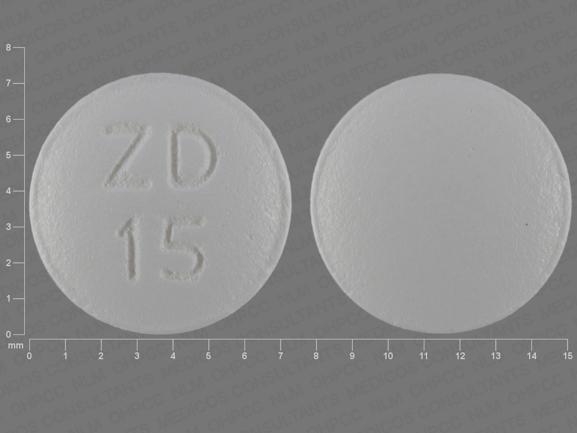 Pil ZD 15 is Topiramaat 50 mg