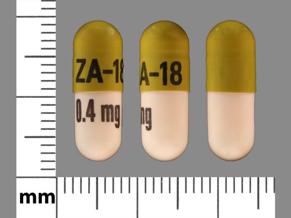 La pilule ZA-18 0,4 mg est du chlorhydrate de tamsulosine 0,4 mg