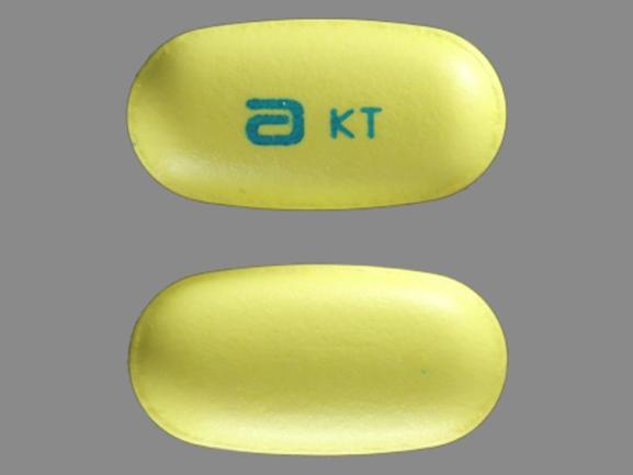Pill a KT Yellow Oval is Clarithromycin