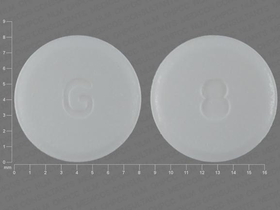 Ondansetron hydrochloride (orally disintegrating) 8 mg G 8