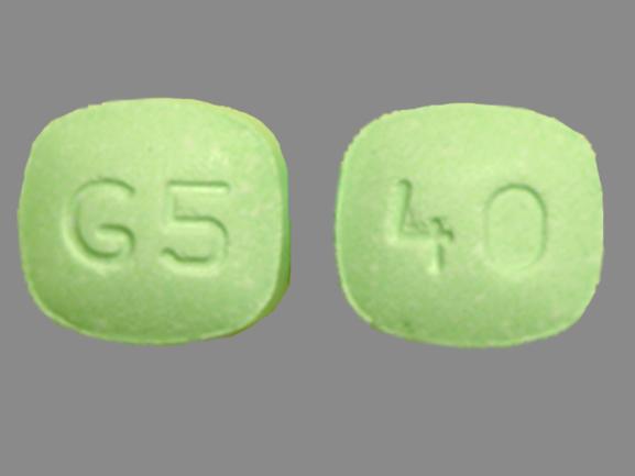 Pravastatin sodium 40 mg G5 40