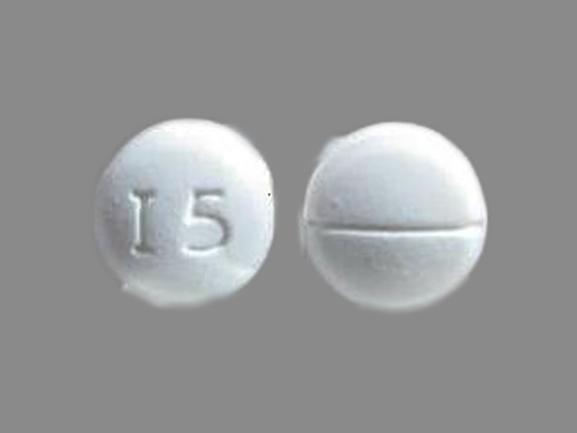 Pill I5 is Fosinopril Sodium and Hydrochlorothiazide 20 mg / 12.5 mg