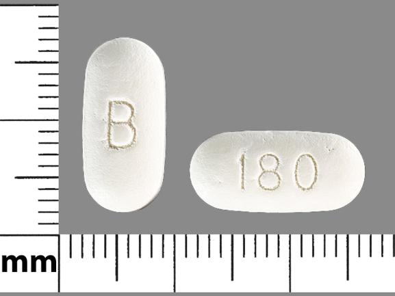 Pill B 180 White Capsule/Oblong is Diltiazem Hydrochloride Extended-Release