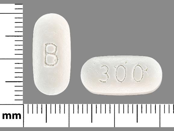 Pill B 300 White Capsule/Oblong is Diltiazem Hydrochloride Extended-Release