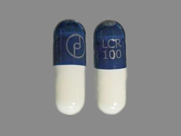 Pill LOGO LCR 100 er Luvox CR 100 mg