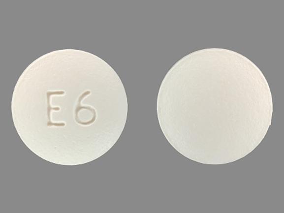 Ethambutol hydrochloride 100 mg E6