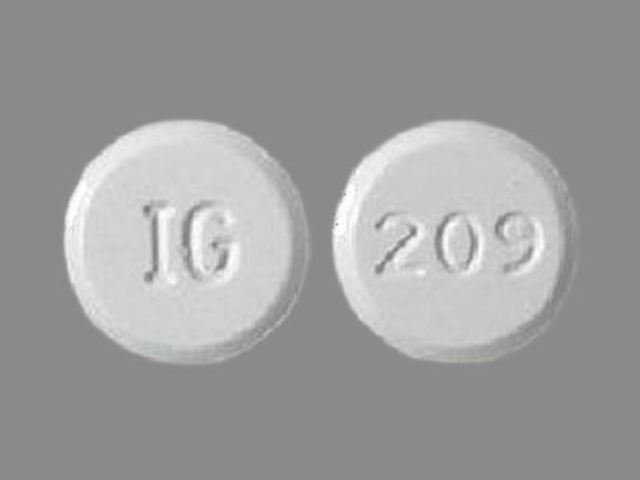 Terbinafine hydrochloride 250 mg IG 209