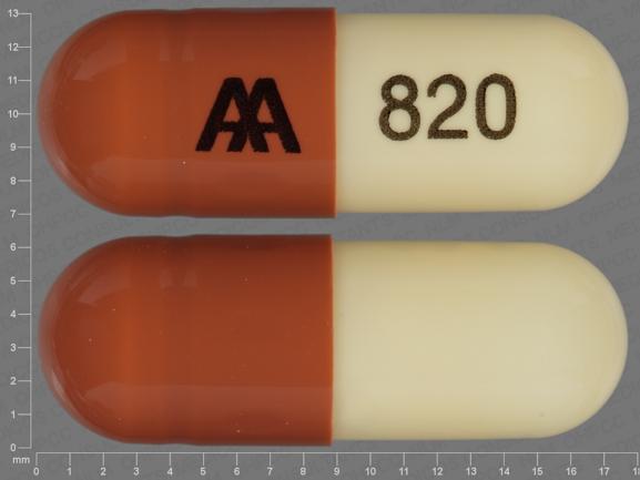 Amoxicillin 250 mg AA 820