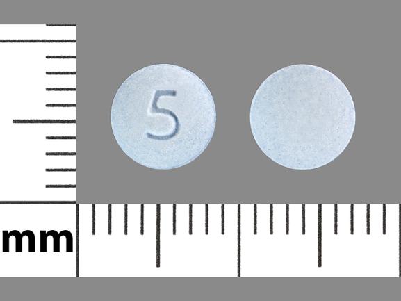 Pill 5 is Desloratadine 5 mg