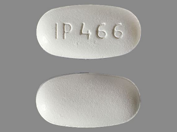 Pill IP 466 White Capsule-shape is Ibuprofen