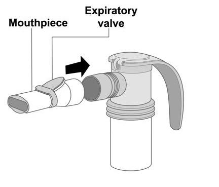 Attach mouthpiece