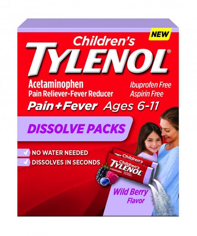 Children's TYLENOL Dissolve Packs