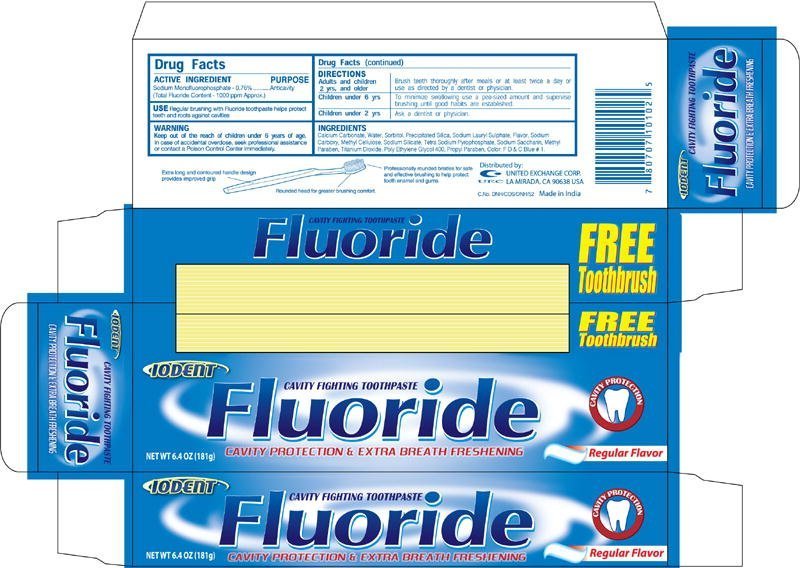 fluoride toothpaste