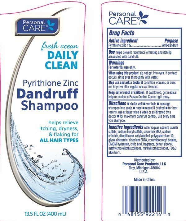 Personal Care Zinc Dandruff (shampoo) Personal Care Products, Inc.