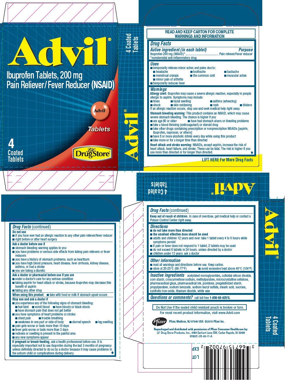 Advil Pm Dosage Chart