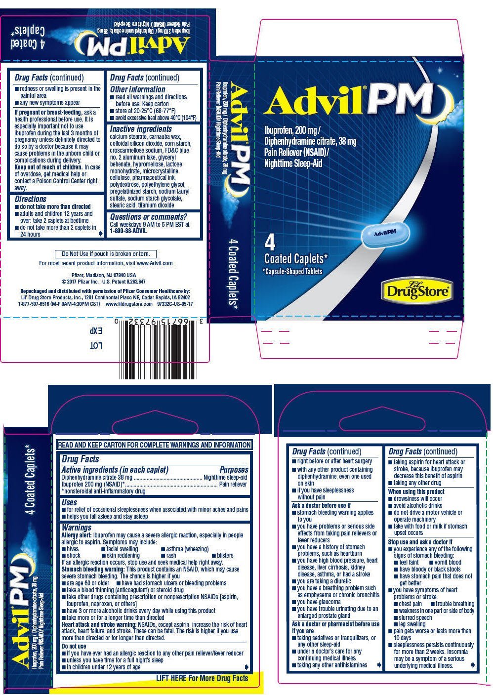 Advil Pm Dosage Chart