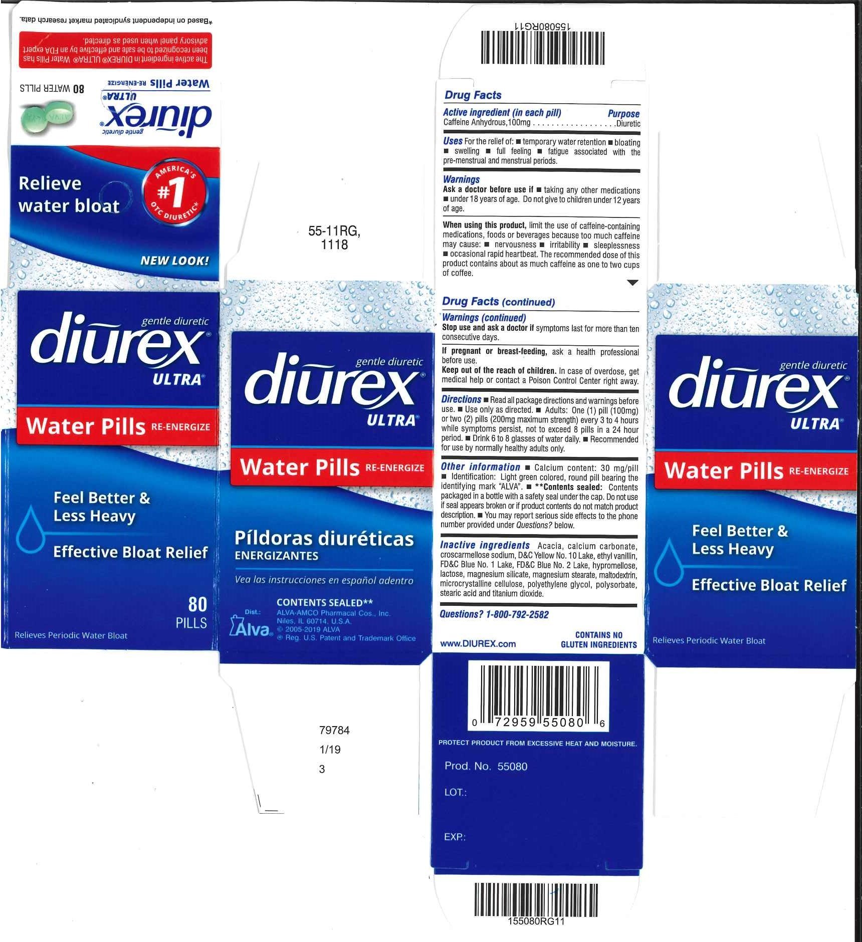 Diurex Ultra (tablet, film coated) Alva-Amco Pharmacal Companies, Inc. Diurex Ultra (tablet, film coated) Alva-Amco Pharmacal Companies, Inc.