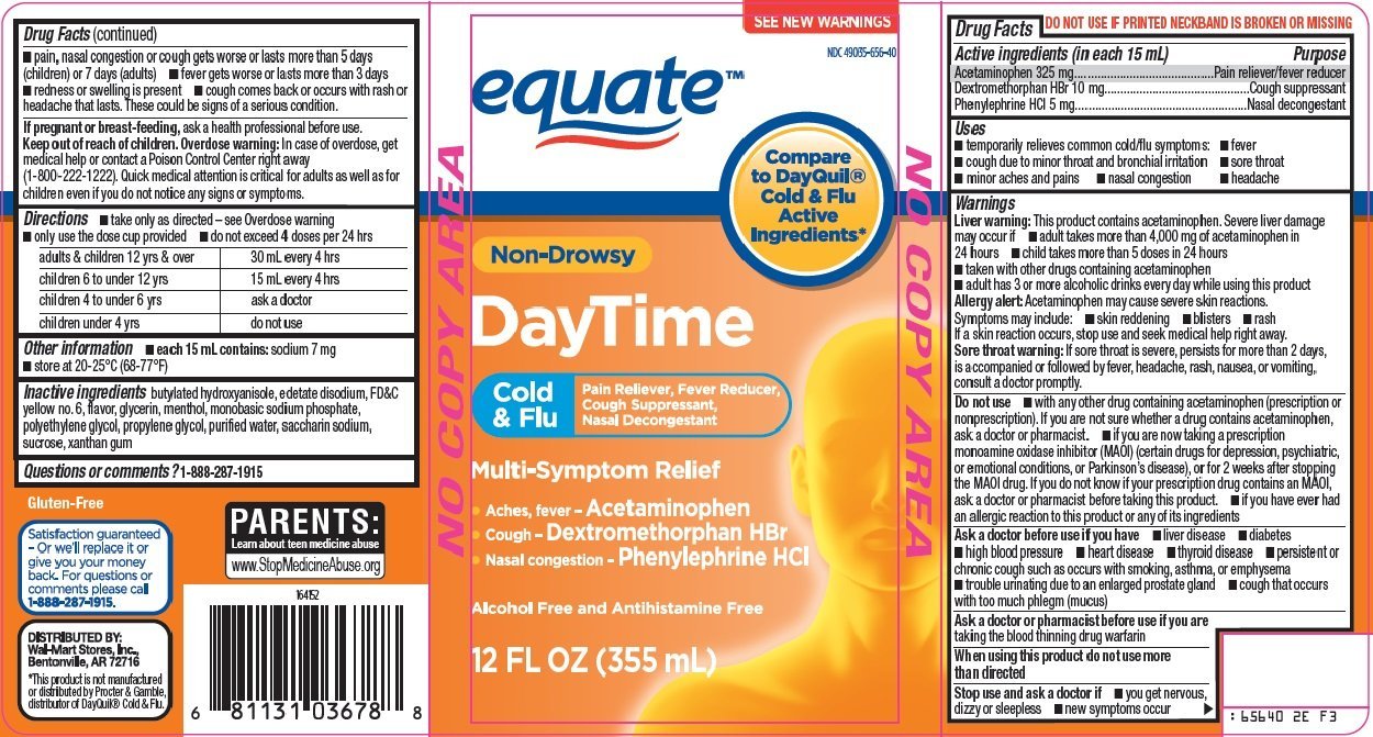 Equate Day time cold and flu multi symptom relief (solution ...
