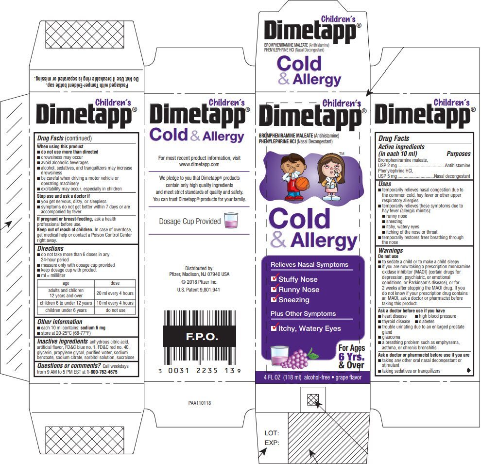 Dimetapp Cold And Cough Dosage Chart