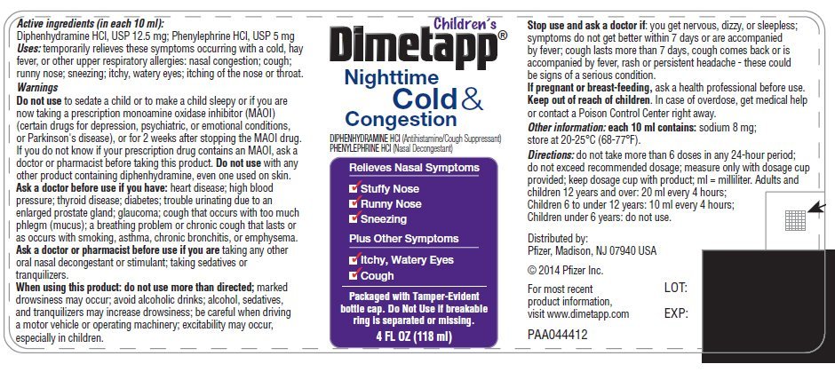 Children S Triaminic Nighttime Cold And Cough Dosage Chart