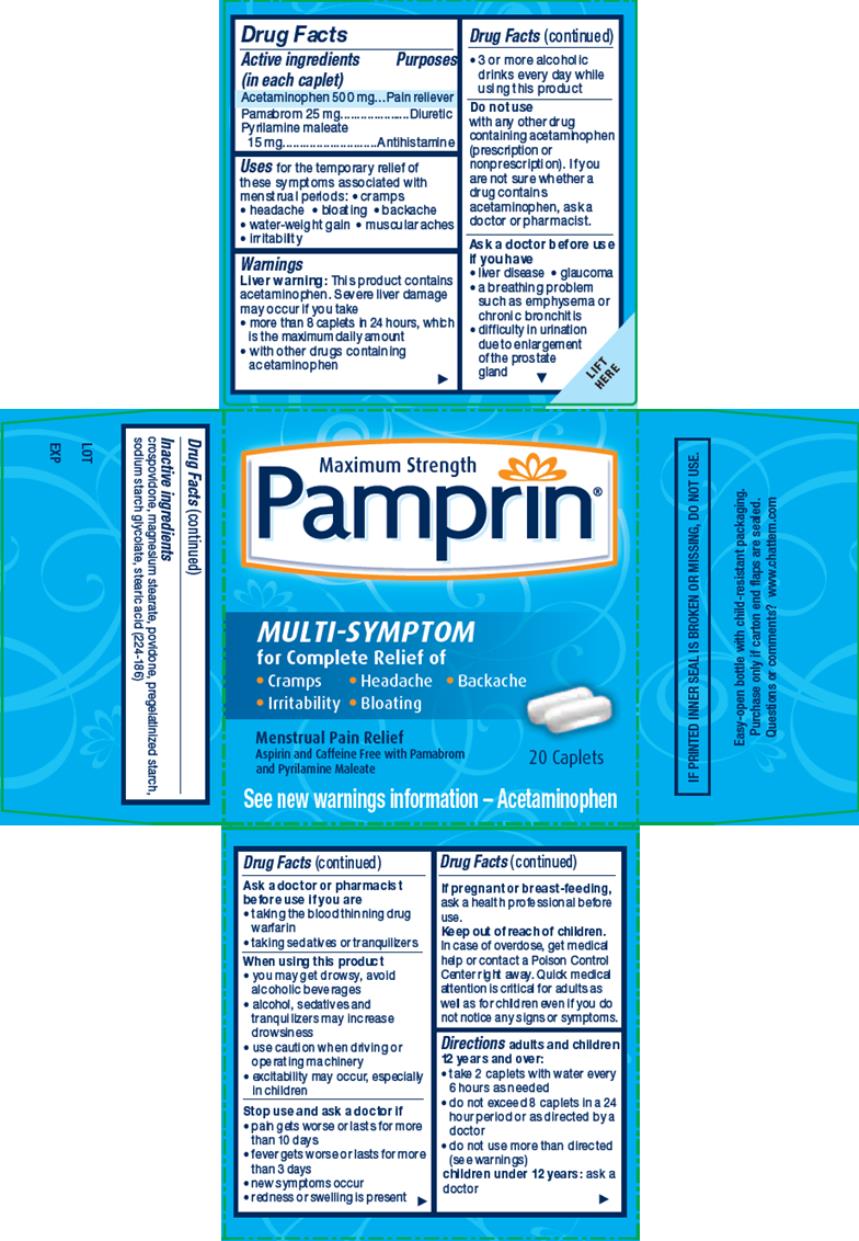 Pamprin Multisymptom Menstrual Pain Relief (tablet) Chattem, Inc.