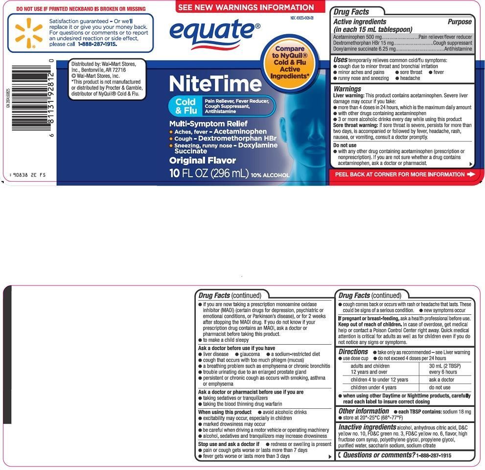 Equate Children S Multi Symptom Cold And Fever Liquid Dosage Chart