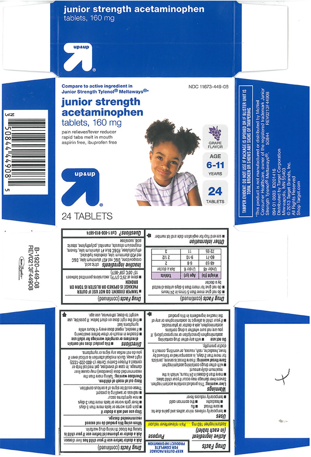 Tylenol Junior Meltaways Dosage Chart