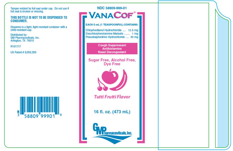 Vanacof Dosing Chart