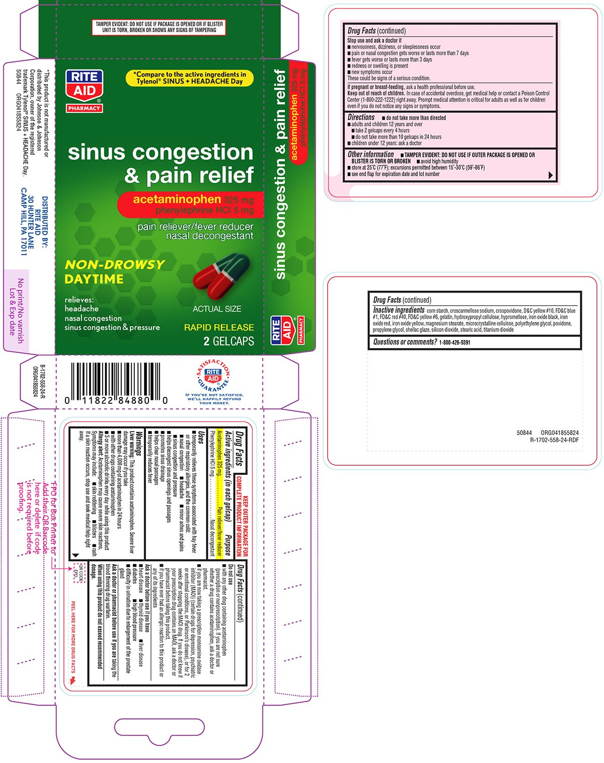 Tylenol Sinus Dosage Chart