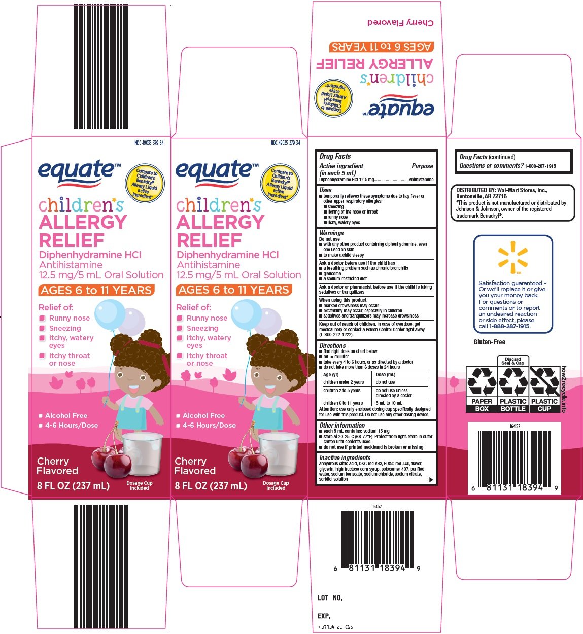 Children S Allergy Relief Dosage Chart