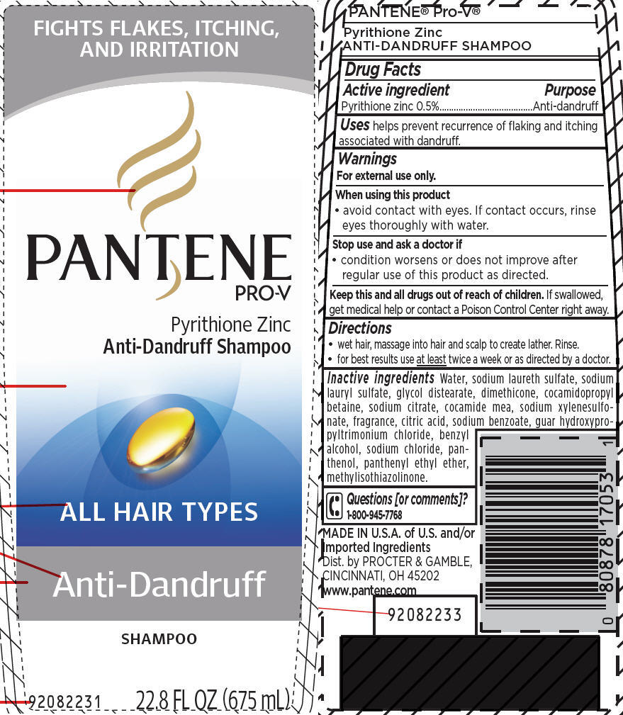 frimærke ækvator Blåt mærke Pantene Pro-V Anti-dandruff (lotion/shampoo) Procter & Gamble Manufacturing  Company