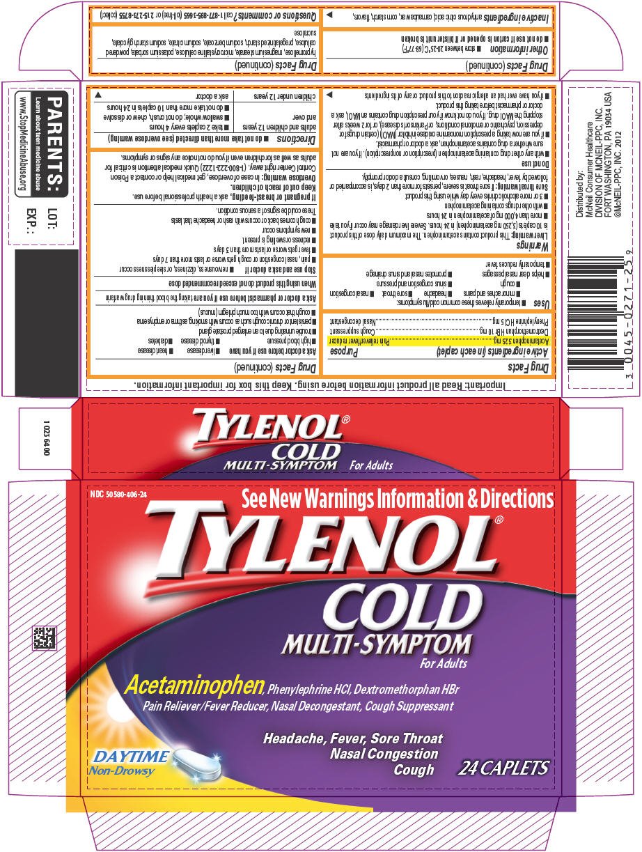 Tylenol Cold Multi Symptom Dosage Chart