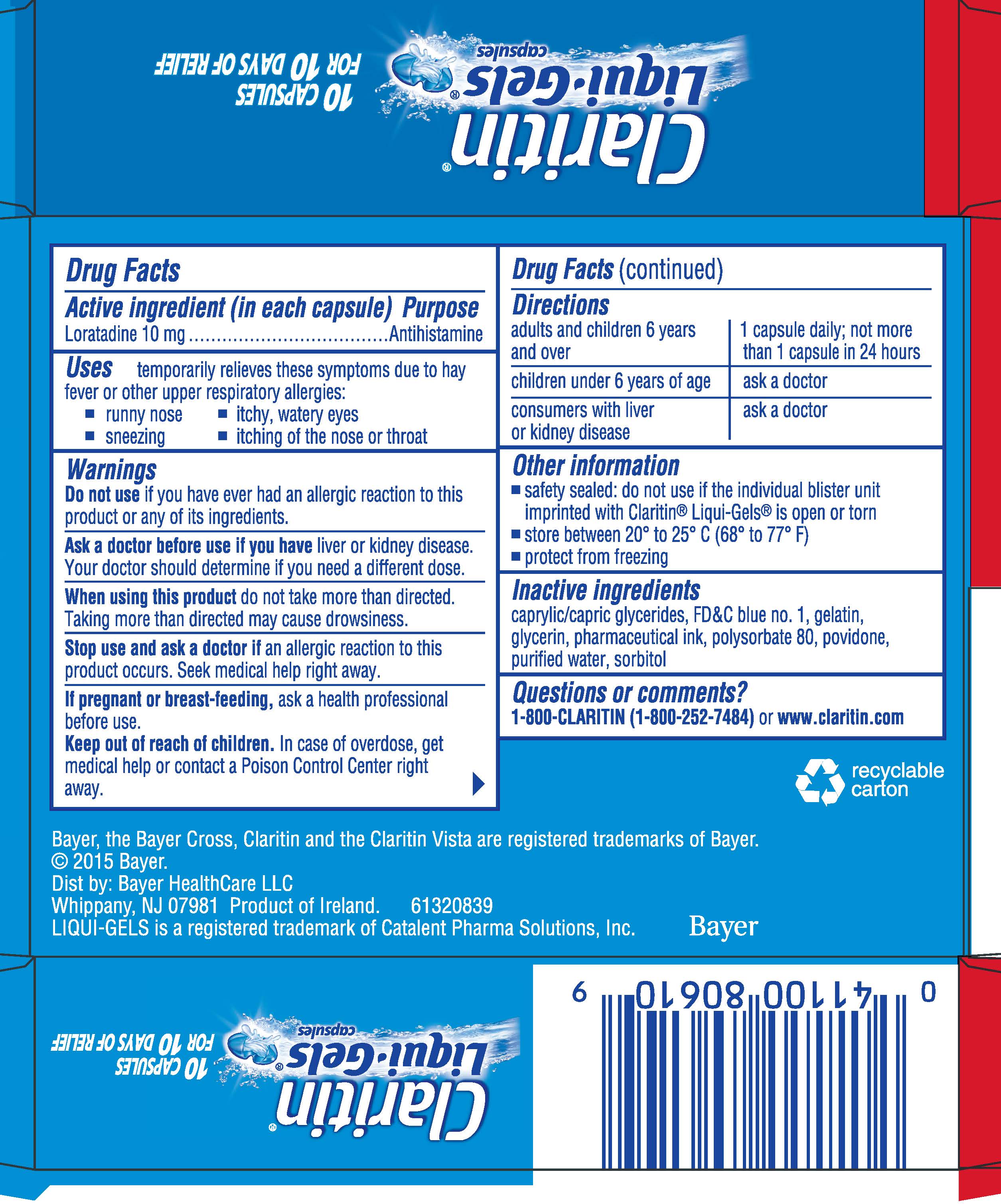 Children S Liquid Claritin Dosage Chart