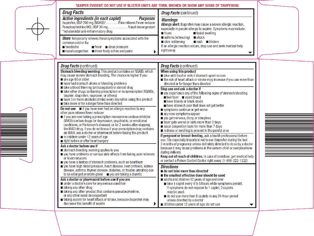 Cold and sinus relief (tablet, sugar coated) CVS Pharmacy
