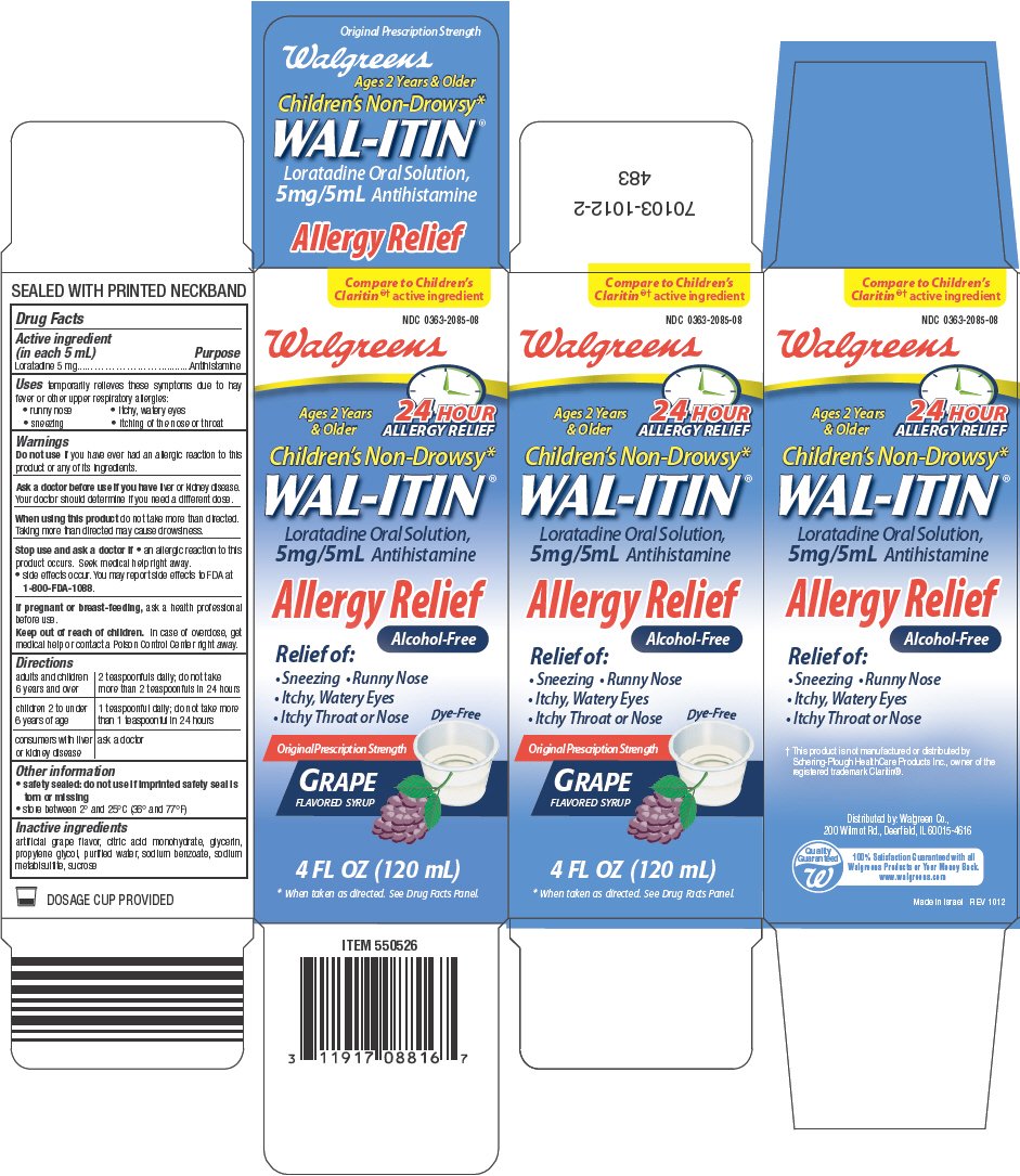 Wal Itin Dosage Chart