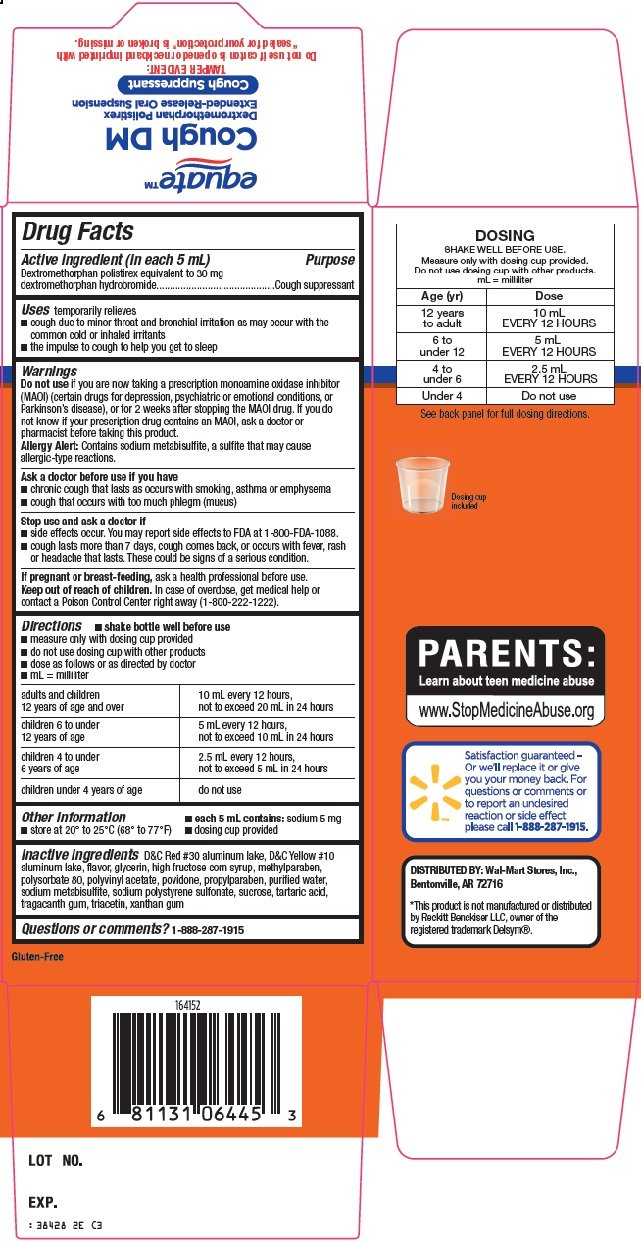 Equate Cough Dm Suspension Wal Mart S Inc 5 Fl Oz 148ml