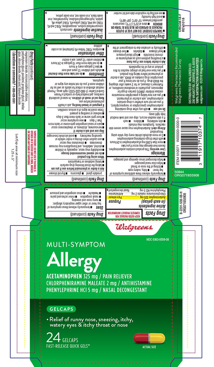 Do antihistamines and other allergy medicines contain acetaminophen?