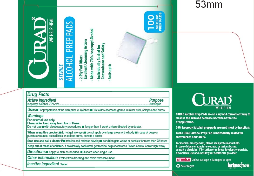 curad alcohol pads