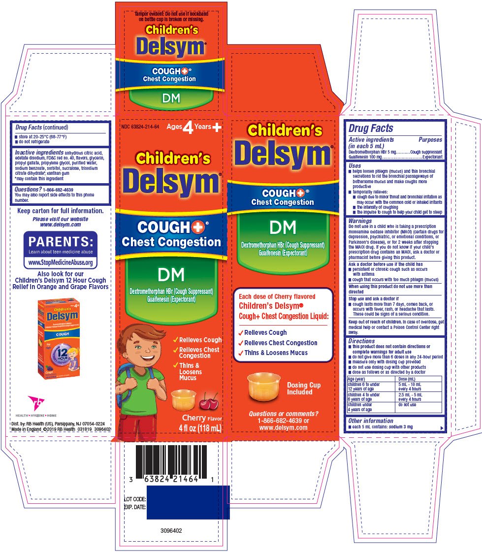 Delsym Cough Dosage Chart