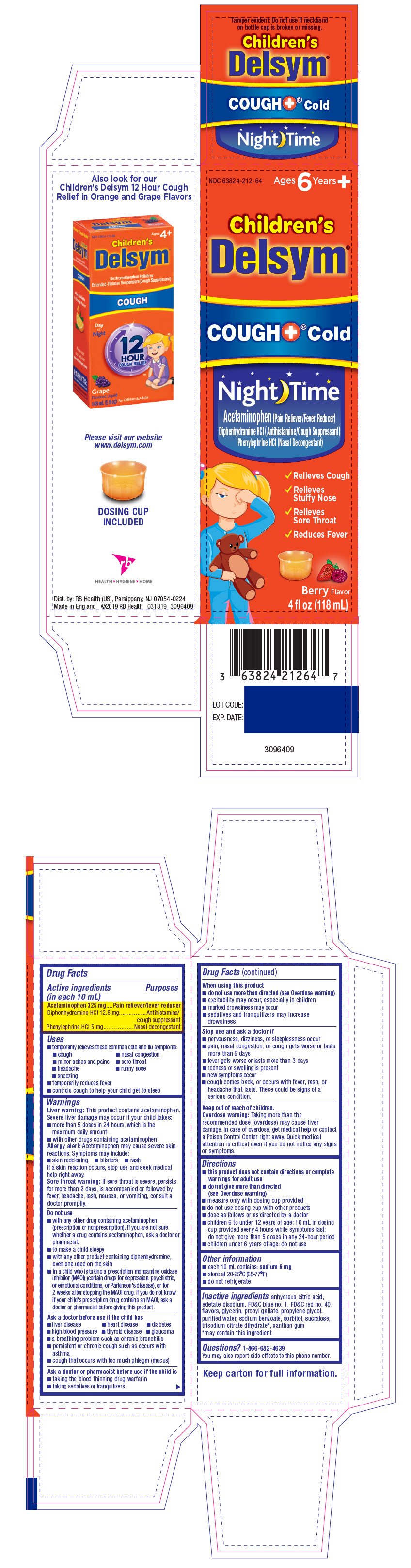 Children S Delsym Cough And Cold Dosage Chart