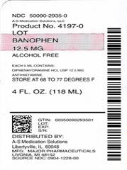 Banophen 12 5 Dosage Chart