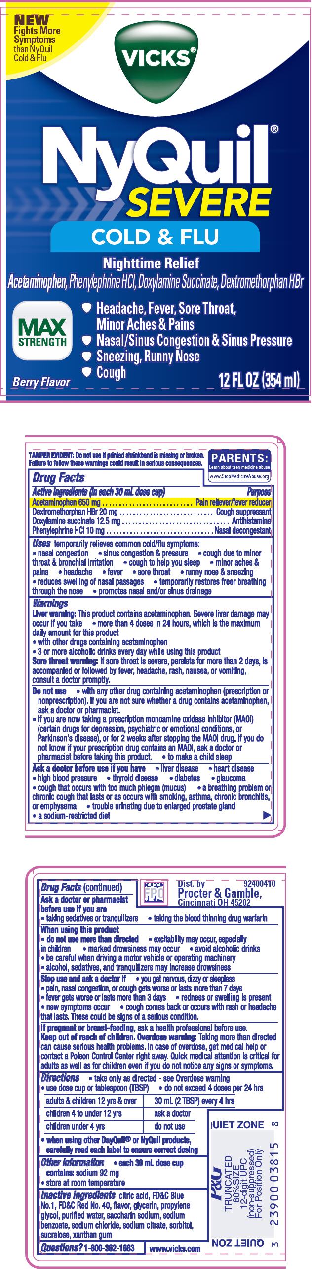 Nyquil Dosage Chart