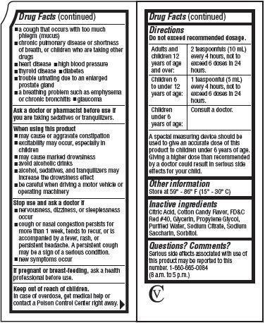 Vanacof Dosing Chart