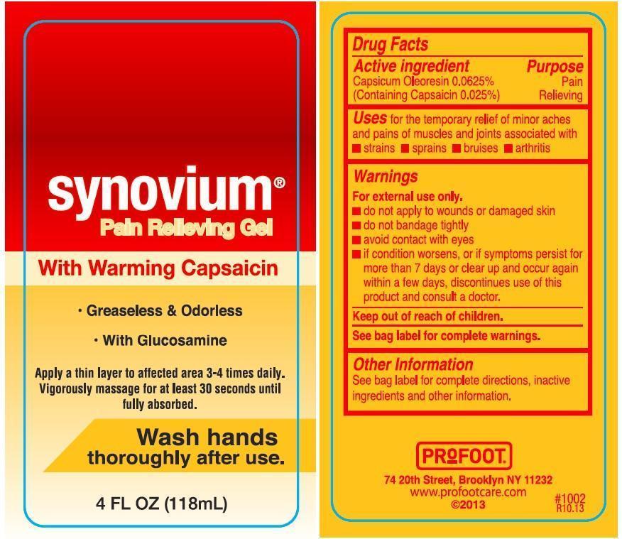 castor oil how extract Profoot, Synovium (gel) Gel Pain Relieving Inc.