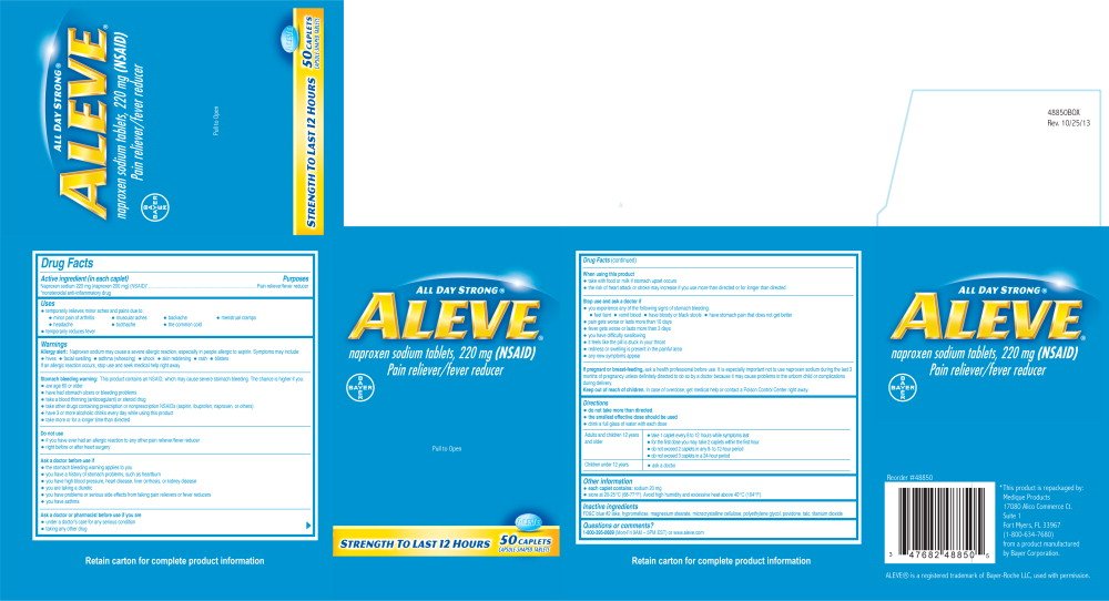 What are the dosage recommendations for Aleve?